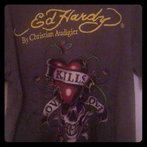 Used (lightly) Ed Hardy T shirt